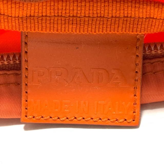 PRADA(プラダ)のPRADA(プラダ) ポーチ - オレンジ ナイロン レディースのファッション小物(ポーチ)の商品写真