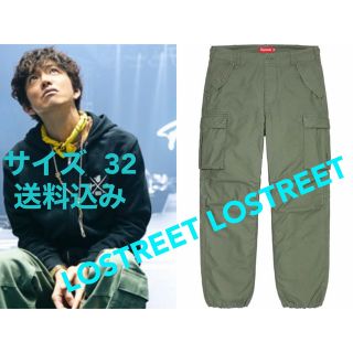 シュプリーム(Supreme)の【木村拓哉さん着用】Supreme Cargo Pant  Olive キムタク(ワークパンツ/カーゴパンツ)