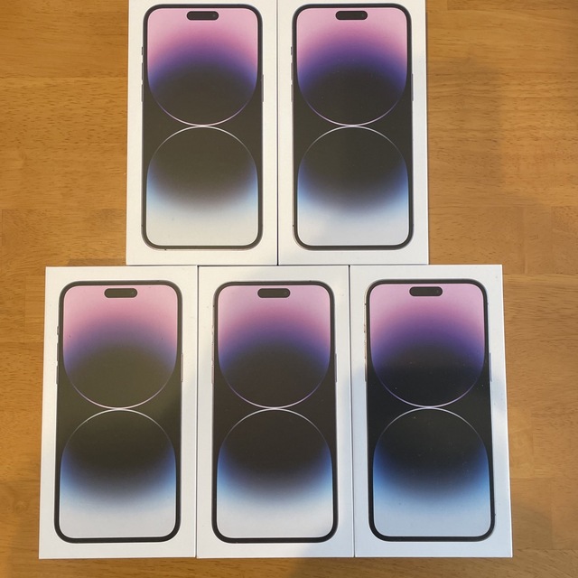 iPhone 14 Pro MAX 256GB 5台セット スマホ/家電/カメラのスマートフォン/携帯電話(スマートフォン本体)の商品写真