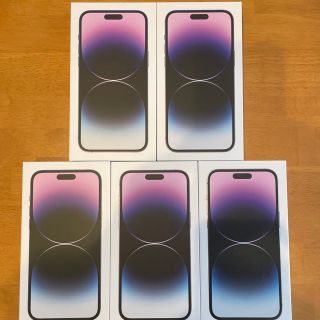 iPhone 14 Pro MAX 256GB 5台セット(携帯電話本体)