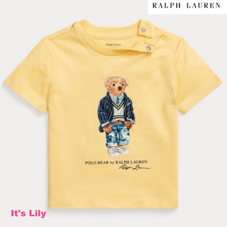 ラルフローレン(Ralph Lauren)の24m90cm  半袖　ラルフローレン　ジャケットベア　黄色(Tシャツ/カットソー)