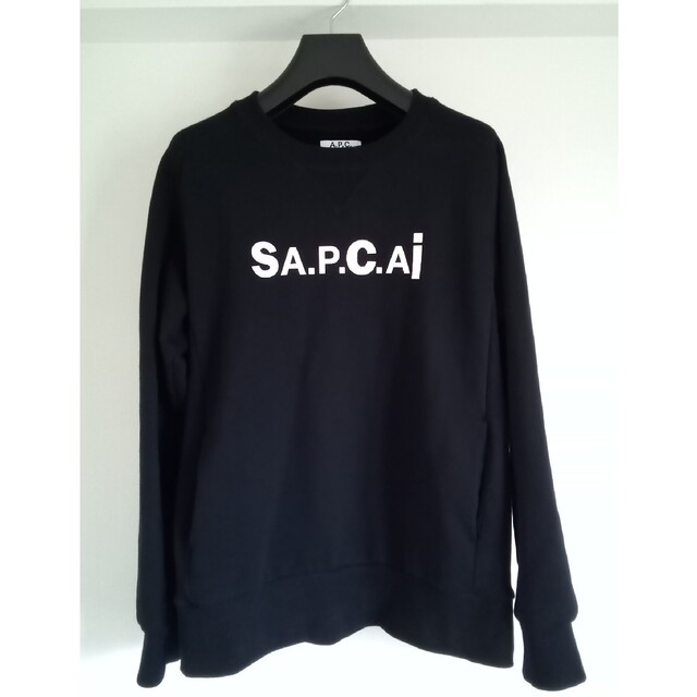 超美品！　A.P.C. × SACAI スウェット Tani 黒