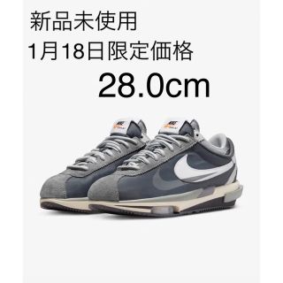 ナイキ(NIKE)のNIKExsacai ZOOM CORTEZ ズームコルテッツサカイ 28.0(スニーカー)