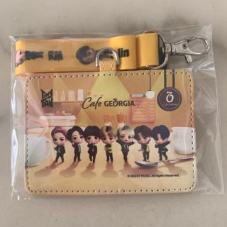 BTS Tiny TAN コラボカードケース(ストラップ付き)(アイドルグッズ)