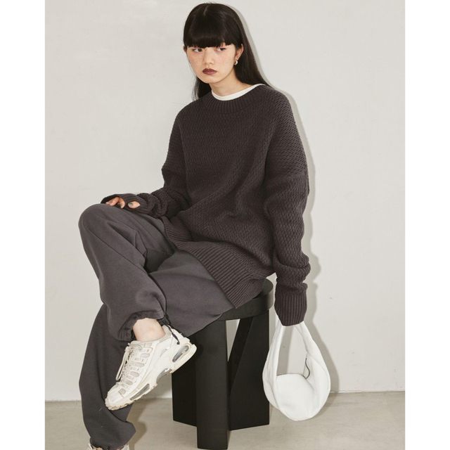 TODAYFUL(トゥデイフル)のトゥデイフル　Rawsilk Waffle Pullover レディースのトップス(カットソー(長袖/七分))の商品写真