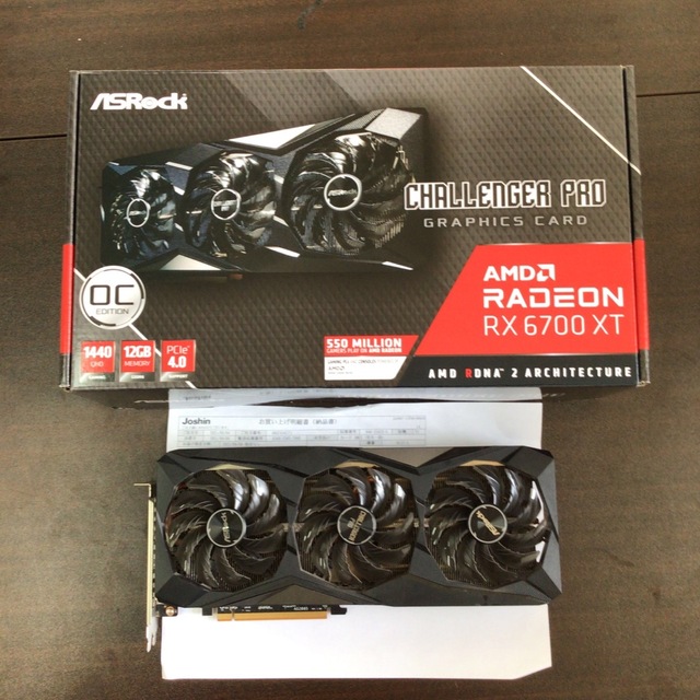 ASRock  RADEON RX 6700 XTPC周辺機器