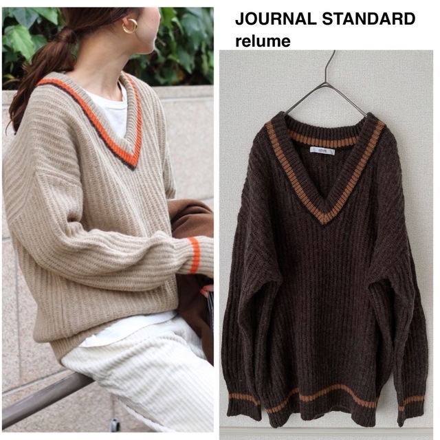 JOURNA STANDARD relume チルデンニット ウール 100%