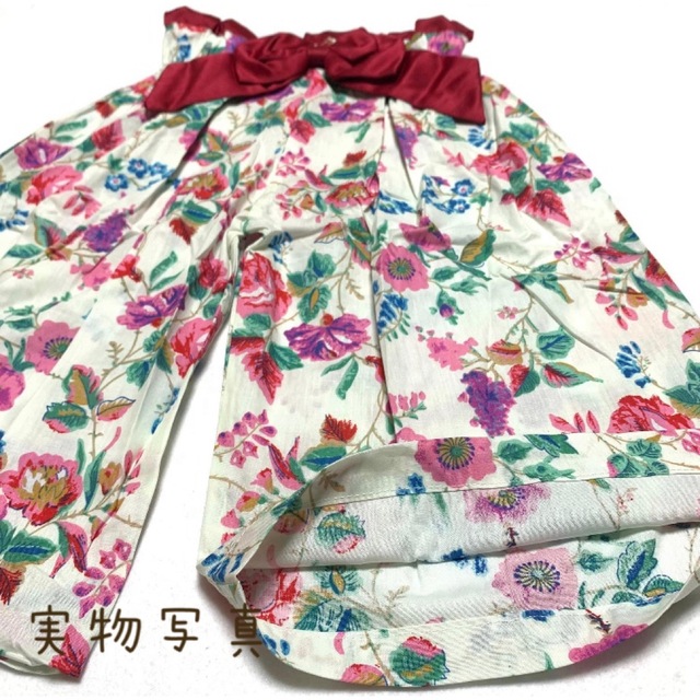 ♡袴 セットアップ♡ 白  着物 和装 フォーマル 女の子 90 キッズ/ベビー/マタニティのキッズ服女の子用(90cm~)(和服/着物)の商品写真