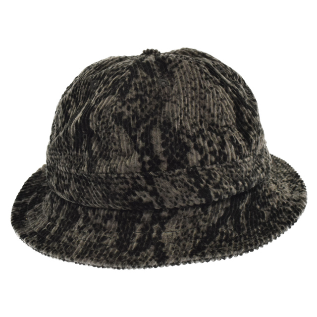 Supreme(シュプリーム)のSUPREME シュプリーム 20AW Snakeskin Corduroy Bell Hat スネークスキン コーデュロイ バケットハット グレー メンズの帽子(ハット)の商品写真