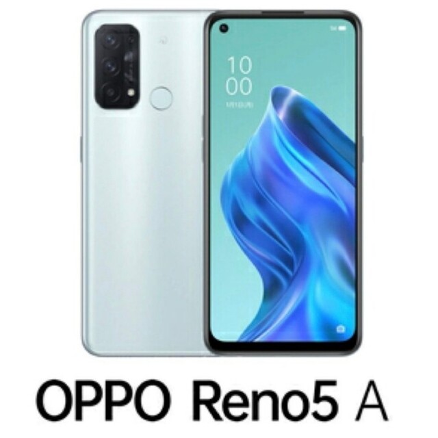 OPPO - 新品未開封品 SIMフリー OPPO Reno5 A eSIM対応 アイスブルーの ...