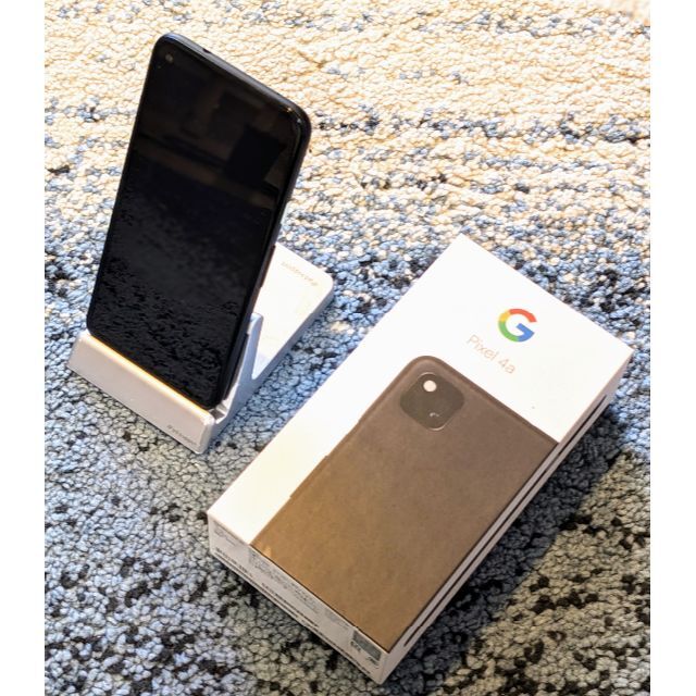 スマートフォン本体Google Pixel 4a  JustBlack 128 GB SIMフリー