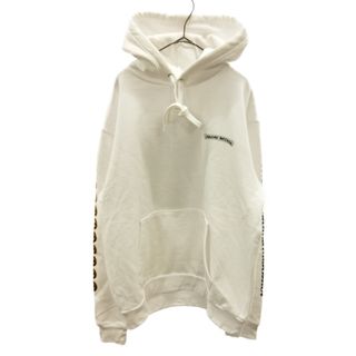 クロムハーツ(Chrome Hearts)のCHROME HEARTS クロムハーツ Yellow Cross Hoodie イエロークロス アームロゴ CHプラス プルオーバーパーカー フーディー ホワイト(パーカー)