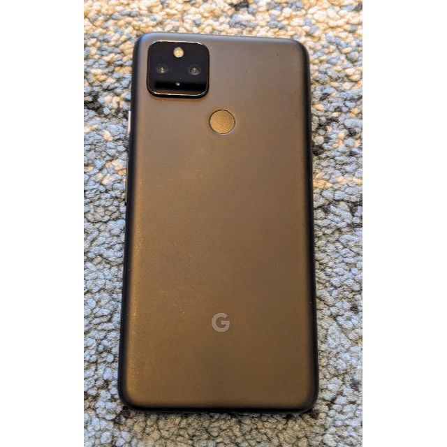 Google Pixel(グーグルピクセル)のGoogle Pixel 4a(5g)  JustBlack 128GB スマホ/家電/カメラのスマートフォン/携帯電話(スマートフォン本体)の商品写真