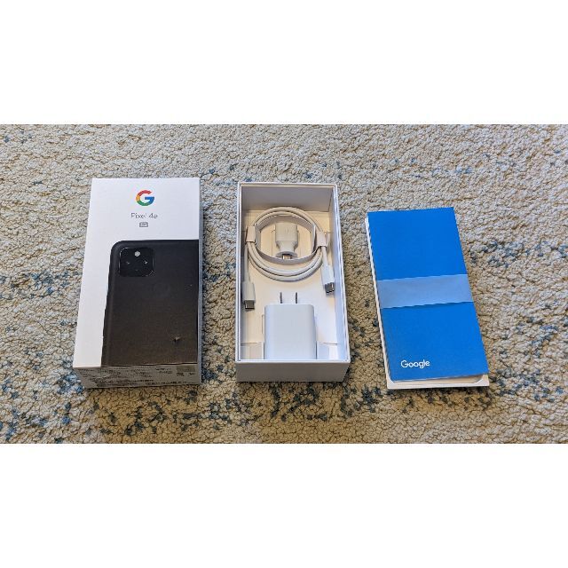 Google Pixel(グーグルピクセル)のGoogle Pixel 4a(5g)  JustBlack 128GB スマホ/家電/カメラのスマートフォン/携帯電話(スマートフォン本体)の商品写真