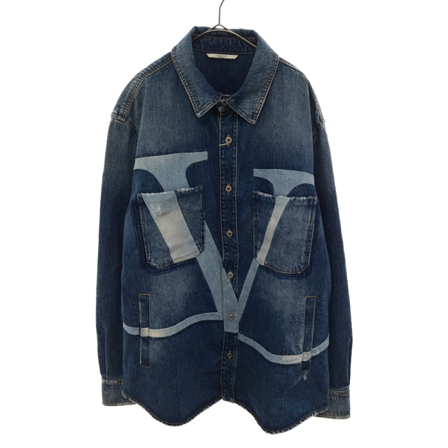 2021年新作 VALENTINO デニムジャケット ロゴ カバーオール