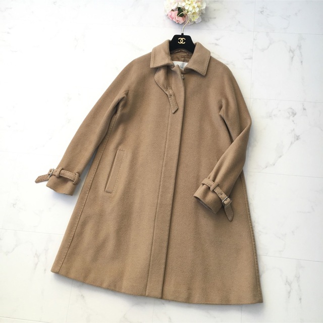 大流行中！ Max Mara - 美品 白タグ MaxMara マックスマーラ キャメル