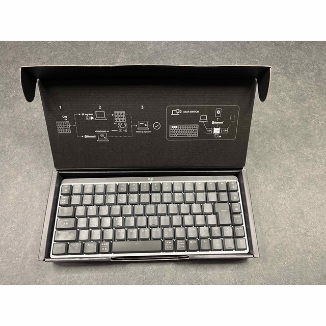 Logicool(ロジクール)のほぼ新品　LogicoolキーボードMXMechanicalMini茶軸 スマホ/家電/カメラのPC/タブレット(PC周辺機器)の商品写真