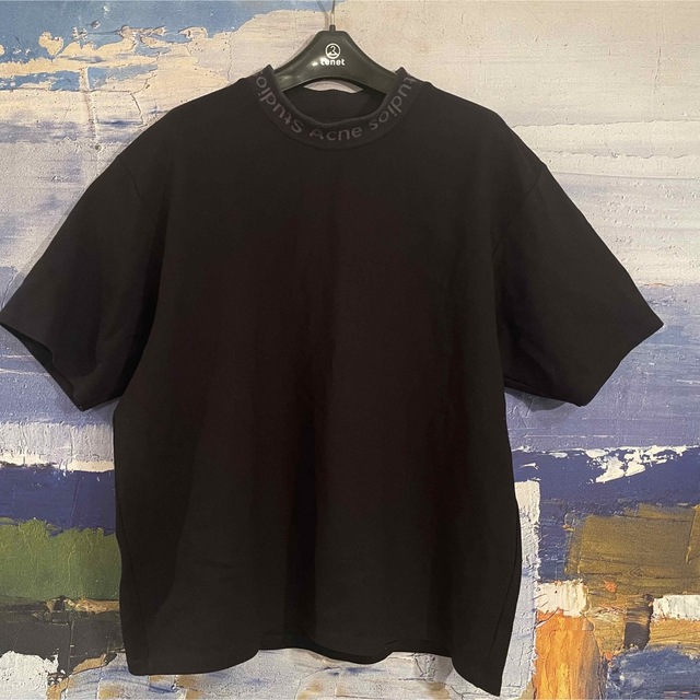 acne studios モックネック navid tシャツ ブラック