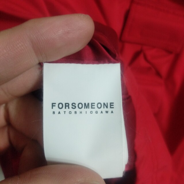 登坂広臣着 FORSOMEONE UTILITY ジャケット レッド 46