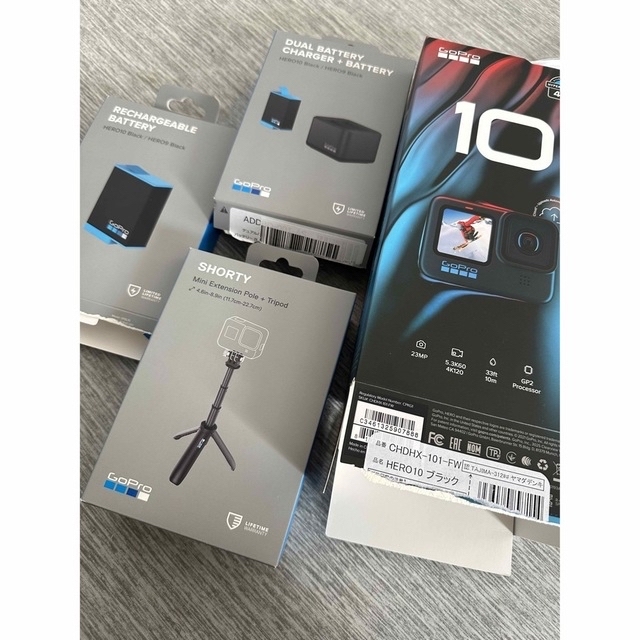 初回限定】 GoPro ゴープロ CHD CHDHX-101-FW Black HERO10 ビデオ