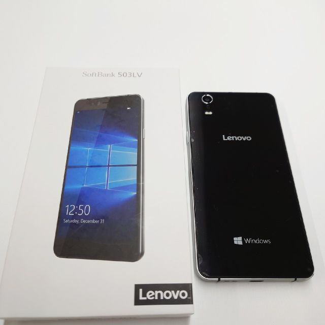 Lenovo(レノボ)のWindows 10 Mobile SoftBank 503LV レノボ スマホ/家電/カメラのスマートフォン/携帯電話(スマートフォン本体)の商品写真