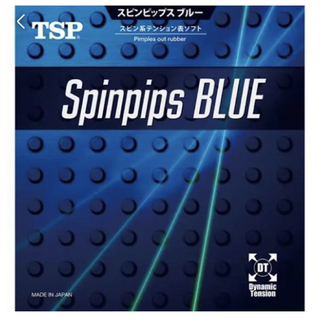 ティーエスピー(TSP)の☆限定セール☆ スピンピップス ブルー 黒 中 卓球 ラバー(卓球)
