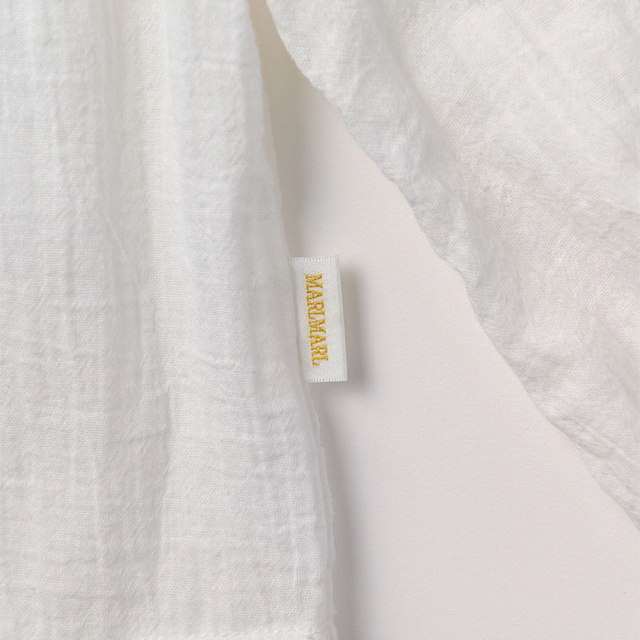 MARLMARL(マールマール)のMARLMARL blouses 1 shirring white キッズ/ベビー/マタニティのベビー服(~85cm)(シャツ/カットソー)の商品写真