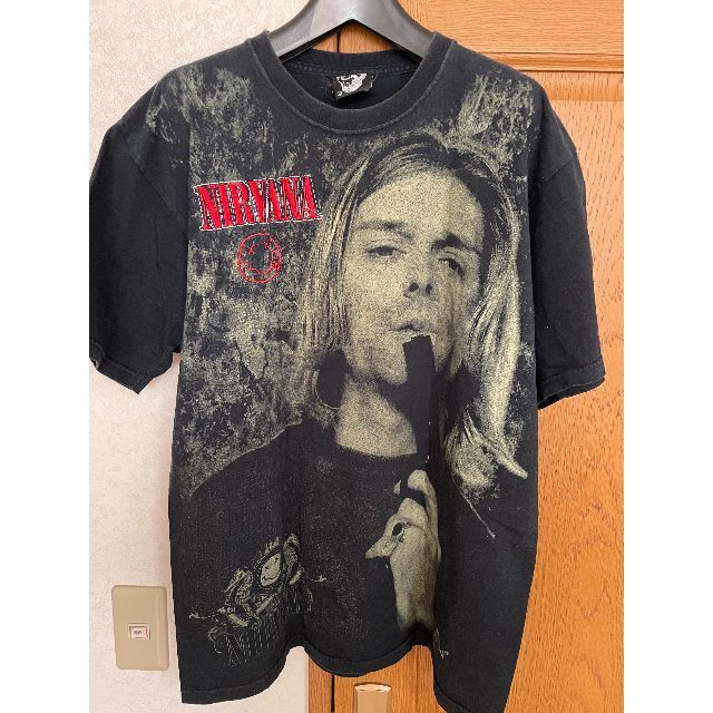 値下交渉可 NIRVANA KURT COBAIN vintage Tシャツ メンズのトップス(Tシャツ/カットソー(半袖/袖なし))の商品写真