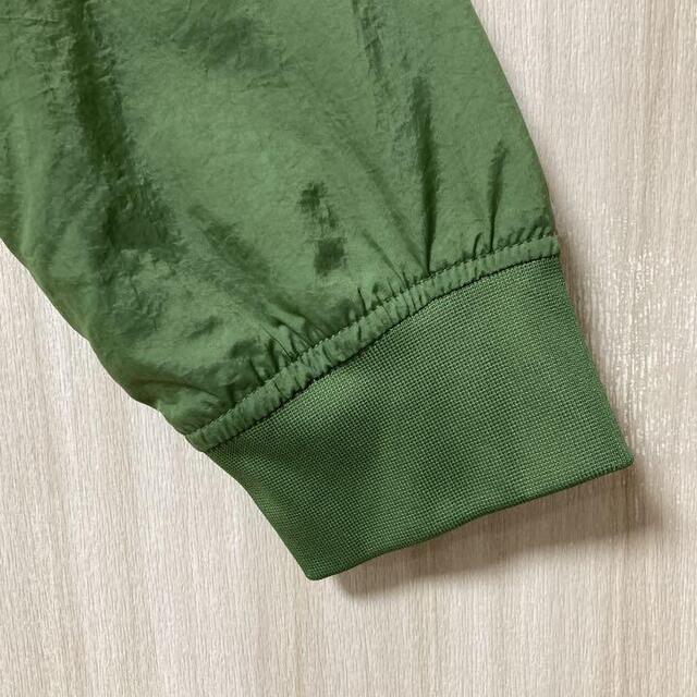 NIKE(ナイキ)のNIKE　ナイキ　ジップアップ　ナイロンジャケット　ウーブン　刺繍ロゴ　緑2XL メンズのジャケット/アウター(ナイロンジャケット)の商品写真