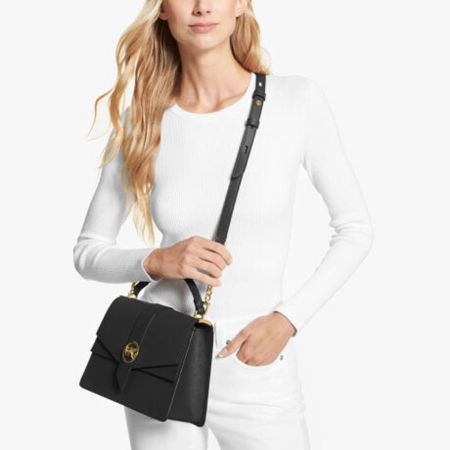 Michael Kors(マイケルコース)のマイケルコース GREENWICH トップハンドル サッチェル ミディアム レディースのバッグ(ショルダーバッグ)の商品写真