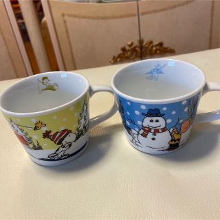 スヌーピー(SNOOPY)のケンタッキー  スヌーピースープマグカップ 2個セット(グラス/カップ)