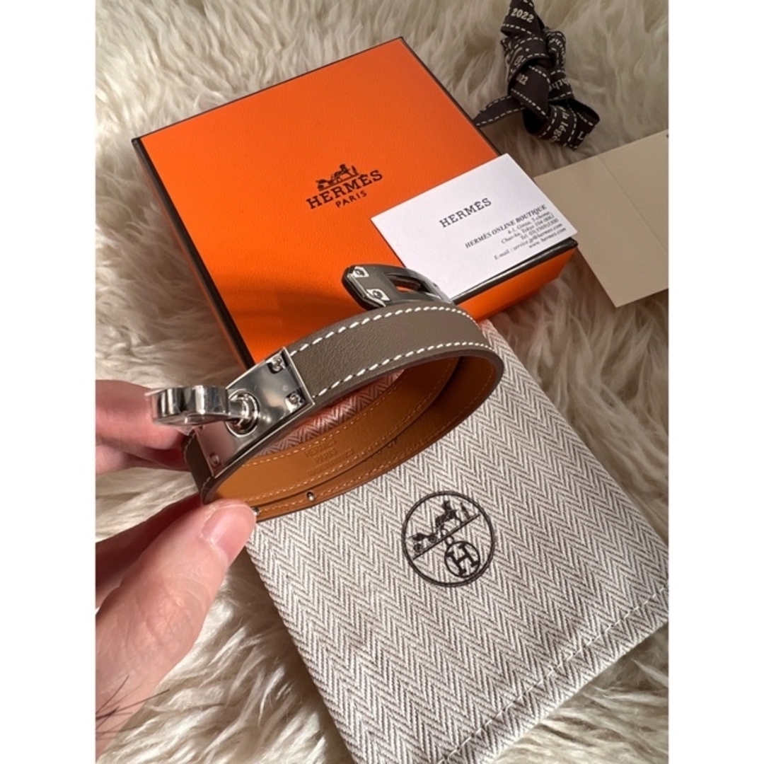 入手困難‼️HERMES   エルメス　ケリー　ブレスレット　ドゥブルトゥール