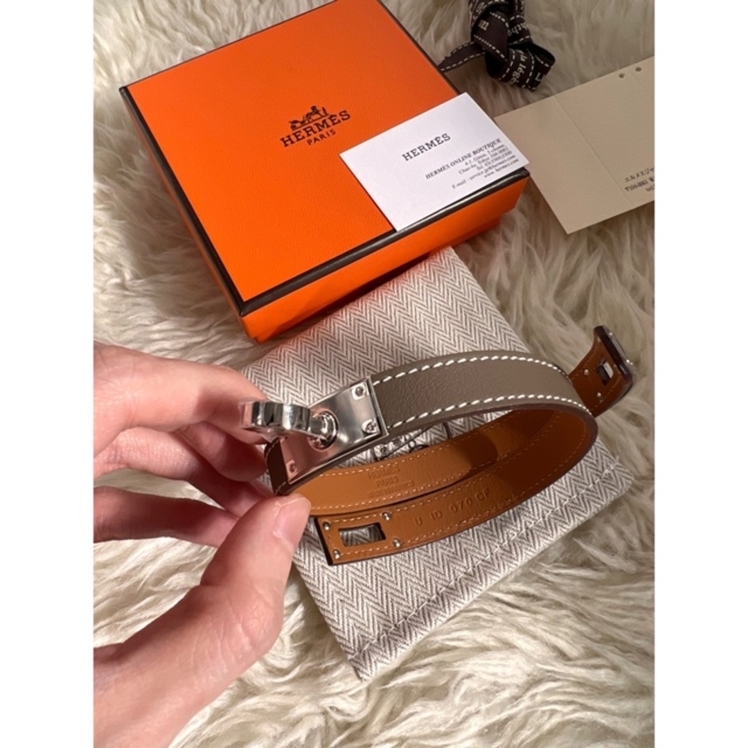 正式的 新品 - Hermes Hermes ドゥブルトゥール ケリー エルメスレザー