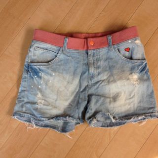 ヘザー(heather)のヘザーダメージショーパン(ショートパンツ)
