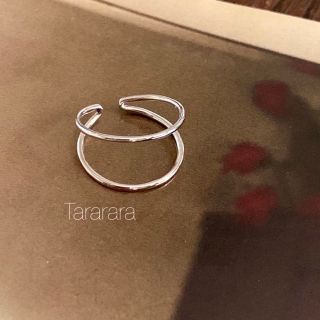 さらら様♡●silver925Wlineリング＆earcuff●金属アレルギー対(リング(指輪))