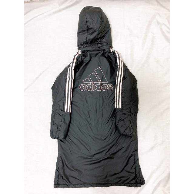 adidas - 美品☆adidas ベンチコート ボア アウター 160 ピンク