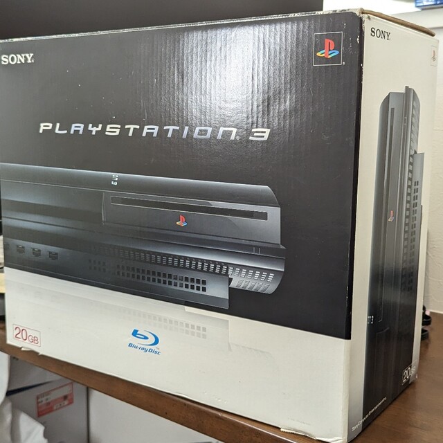 PlayStation3(プレイステーション3)のプレイステーション３　初期型 エンタメ/ホビーのゲームソフト/ゲーム機本体(家庭用ゲーム機本体)の商品写真