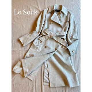 Le souk - ルスーク✨アンゴラ混フォックスファーコート❤️サイズ36 ...