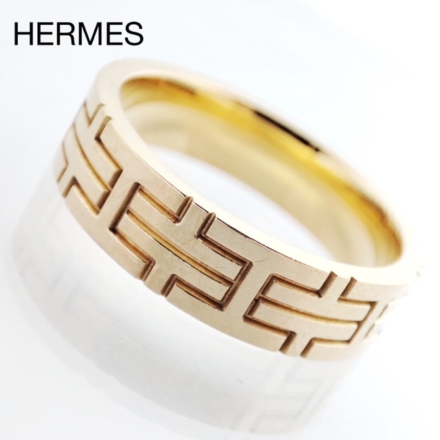 Hermes(エルメス)のHERMES エルメス 750 YG キリム リング ジュウル レディースのアクセサリー(リング(指輪))の商品写真