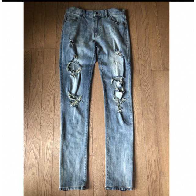 最大87%オフ! auinite Destroy skinny denim pants スキニー tdh