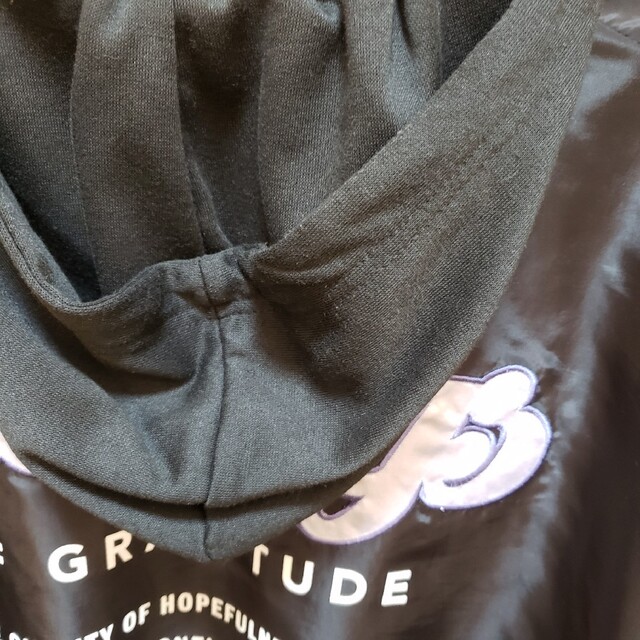 薄手ブルゾン　ブラック レディースのジャケット/アウター(ブルゾン)の商品写真
