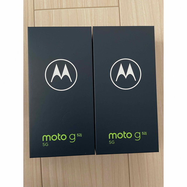 スマートフォン本体motorola moto g52j 5G インクブラック　新品未開封