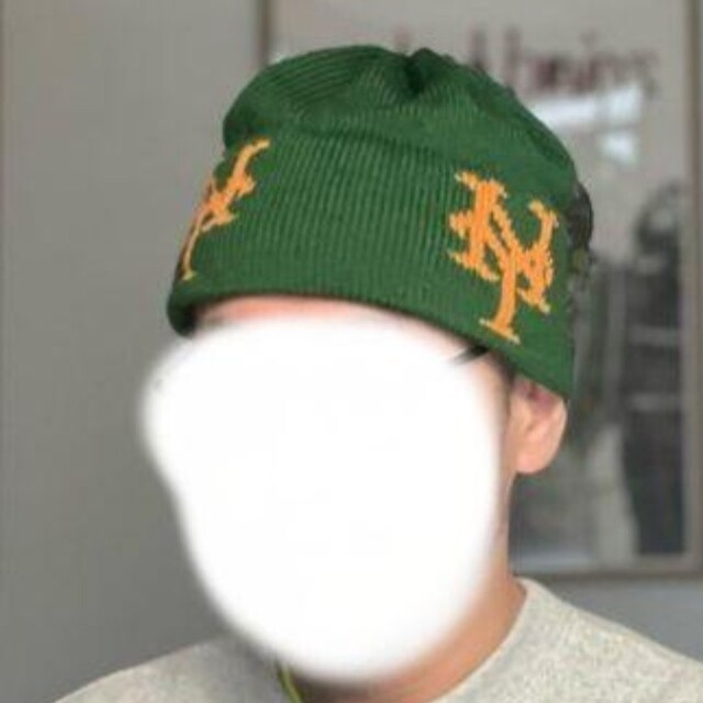 メンズ 新品 SELECTS NYC NY WOOL KNIT BEANIE green メンズ - vrin