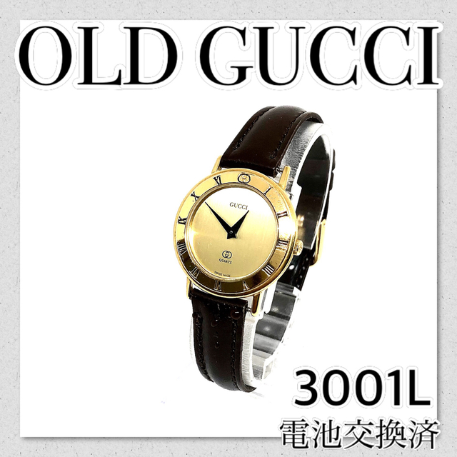 稼働【セール】GUCCI オールドグッチ 3001L レディース時計 ブランド | フリマアプリ ラクマ