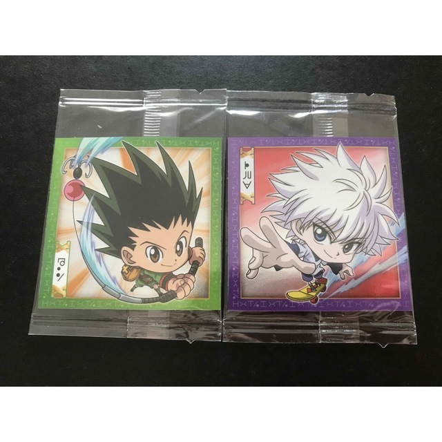 ゴン　キルア　HUNTER×HUNTER  ハンターハンター　ウエハース　シール エンタメ/ホビーのアニメグッズ(その他)の商品写真