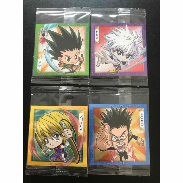 4枚セット　HUNTER×HUNTER  ハンターハンター　ウエハース エンタメ/ホビーのアニメグッズ(その他)の商品写真