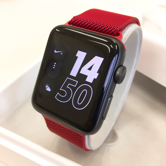 Apple Watch - Apple Watch シリーズ3 GPSモデル 42mm ナイキの通販 by