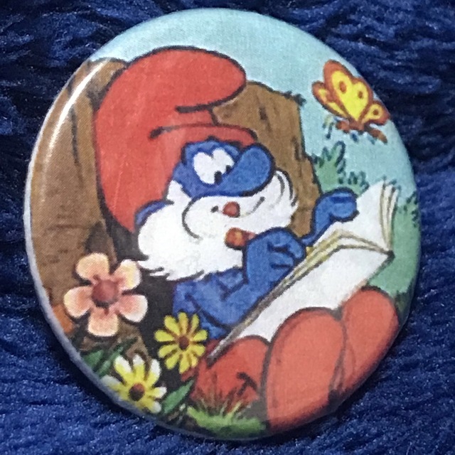 SMURF    缶バッジ  パパスマーフ    エンタメ/ホビーの漫画(アメコミ/海外作品)の商品写真