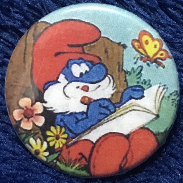 SMURF    缶バッジ  パパスマーフ    エンタメ/ホビーの漫画(アメコミ/海外作品)の商品写真