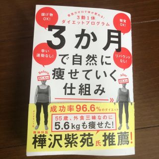 ３か月で自然に痩せていく仕組み 意志力ゼロで体が変わる！３勤１休ダイエットプログ(その他)